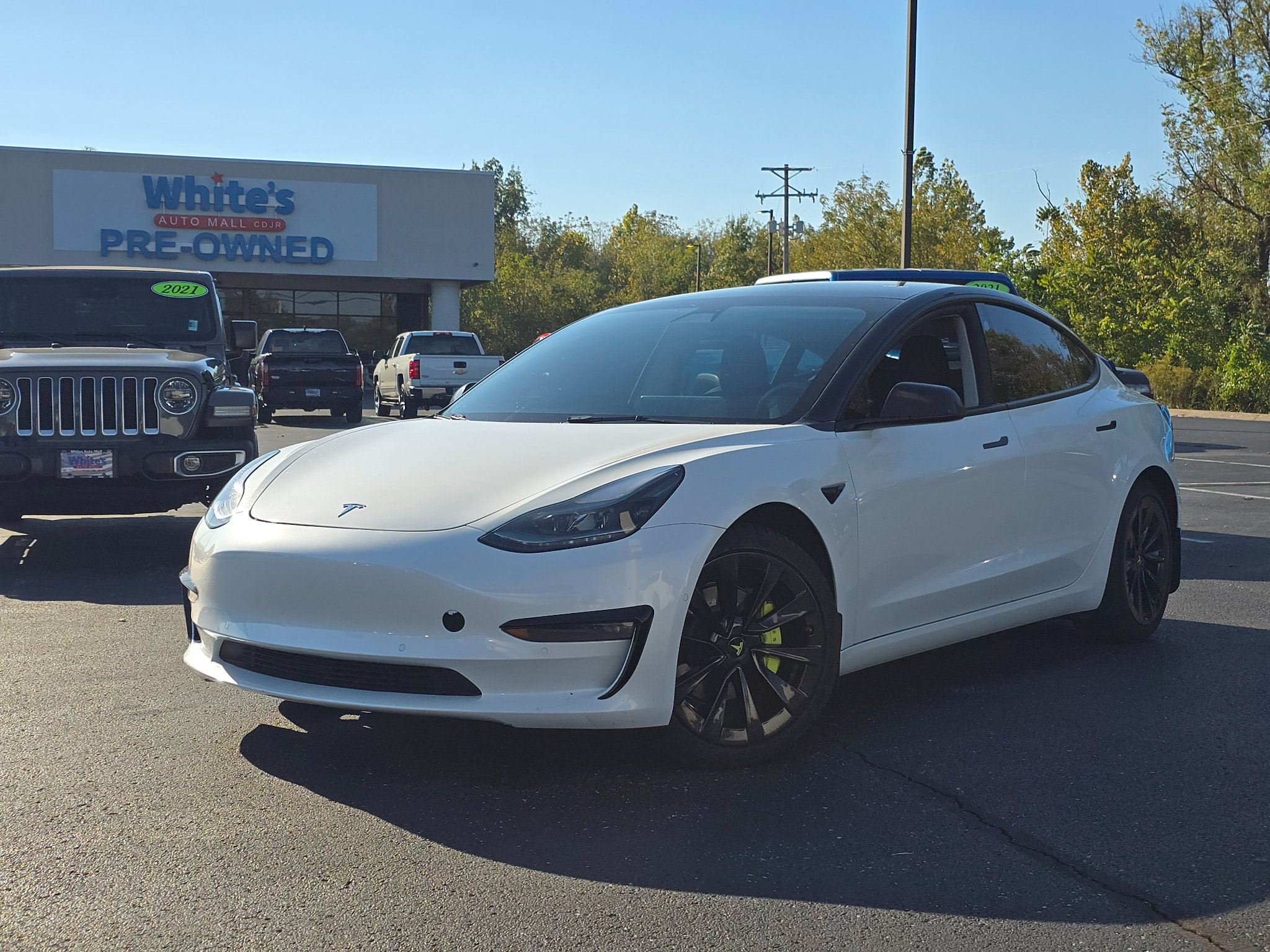 Used 2021 Tesla Model 3 Long Range AWD/4WD image 1