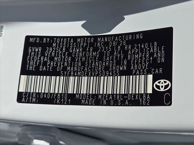 New 2027 Toyota Corolla LE FWD image 18