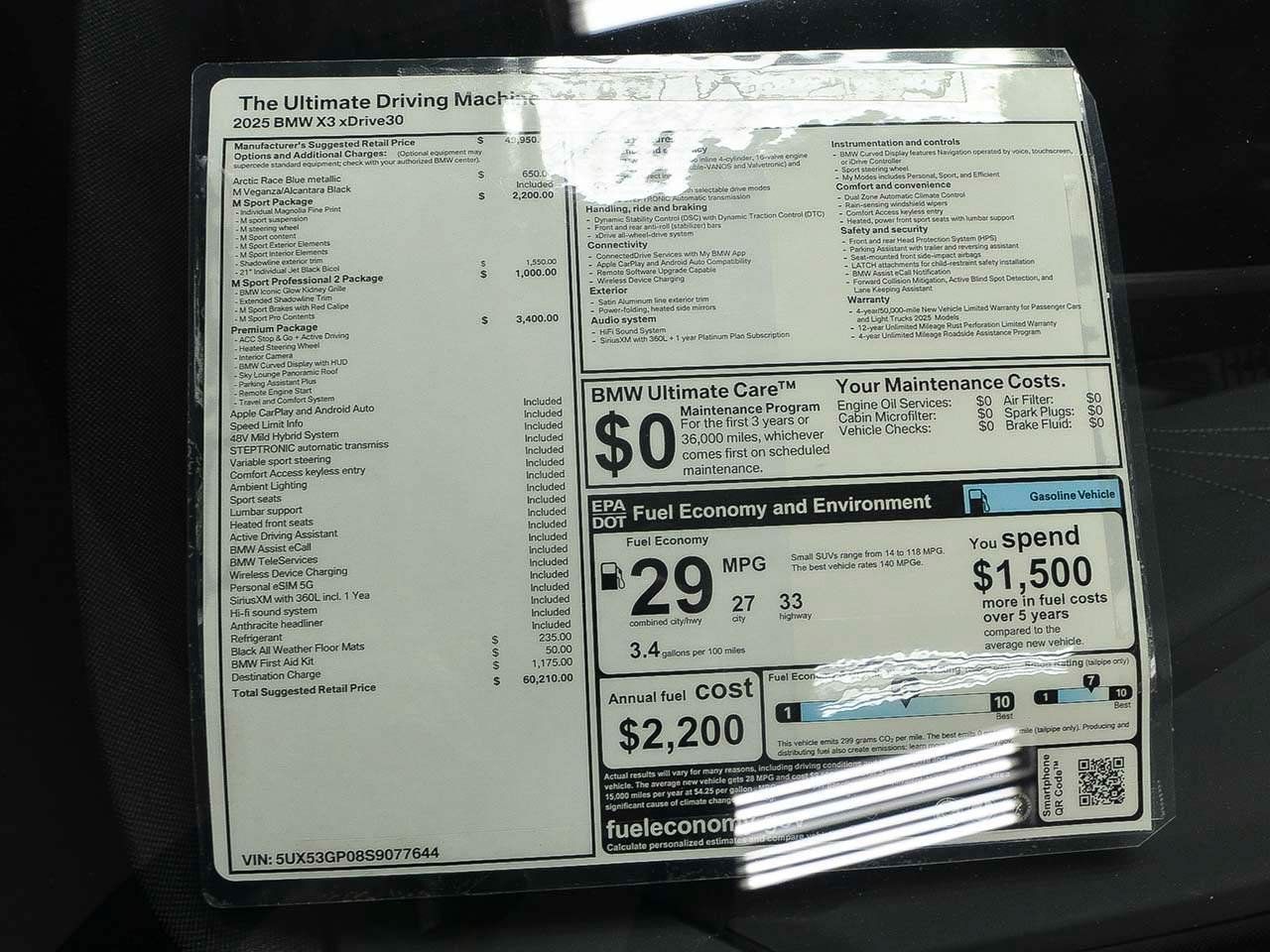 Used 2025 BMW X3 xDrive30i w/ Premium Package AWD/4WD image 16