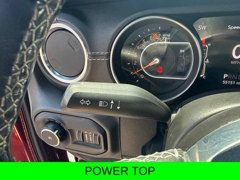Used 2021 Jeep Wrangler Unlimited Sahara w/ Uconnect 4C Nav & Sound Group AWD/4WD image 21