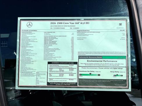 New 2026 Mercedes-Benz Sprinter 2500 image 19