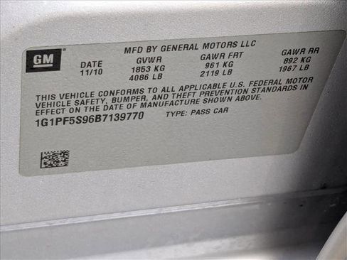 Used 2011 Chevrolet Cruze LT image 16