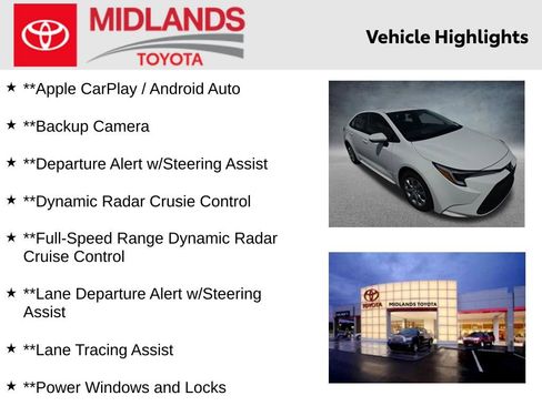 Used 2026 Toyota Corolla LE FWD image 2