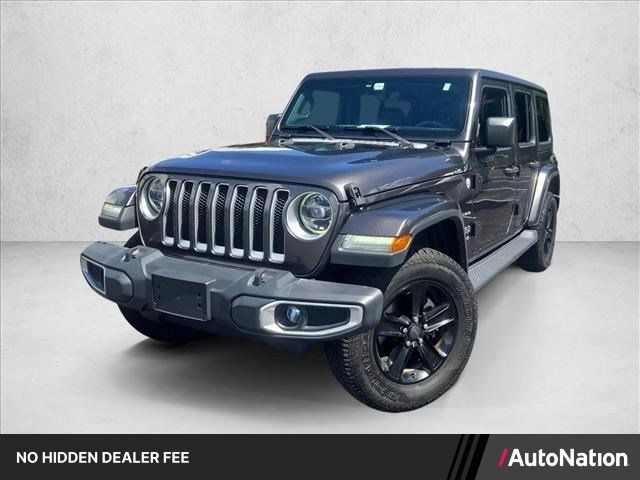 Used 2019 Jeep Wrangler Unlimited Sahara w/ Uconnect 4C Nav & Sound Group AWD/4WD image 1
