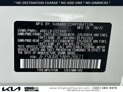 Used 2022 Subaru Forester Touring image 31