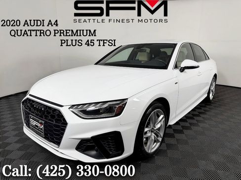 Used 2020 Audi A4 2.0T Premium Plus AWD/4WD image 1