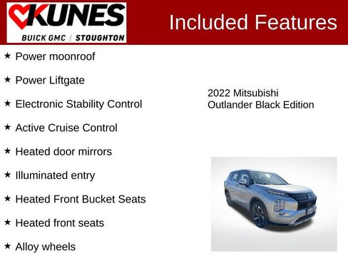 Used 2022 Mitsubishi Outlander SEL Black Edition AWD/4WD image 3
