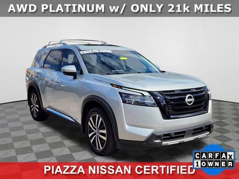 Certified 2024 Nissan Pathfinder Platinum w/ Black Appearance Package AWD/4WD image 1