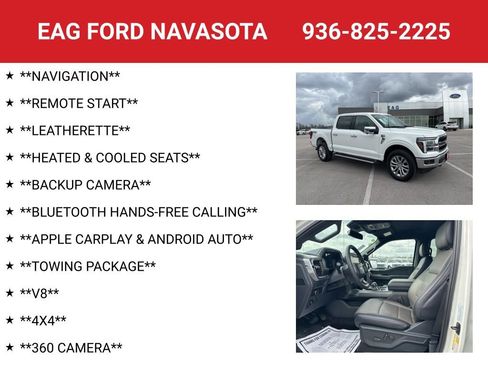 New 2026 Ford F150 Lariat w/ Equipment Group 501A Mid image 4