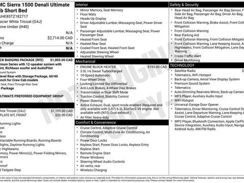 Certified 2026 GMC Sierra 1500 Denali Ultimate w/ LPO, Black Badging Package AWD/4WD image 37