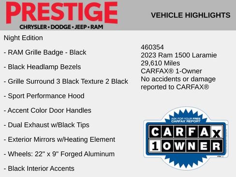 Used 2023 RAM 1500 Laramie AWD/4WD image 12