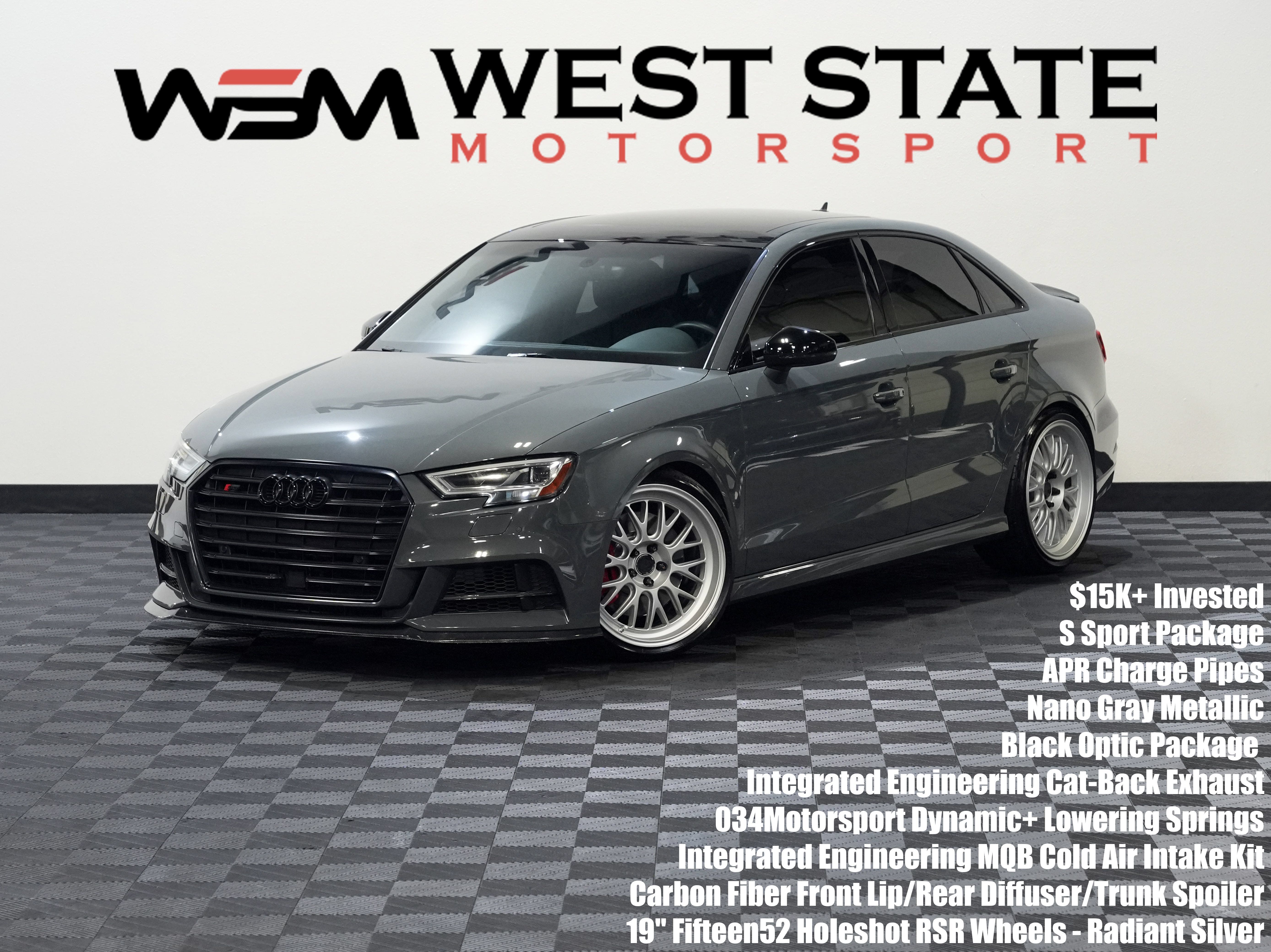 Used 2020 Audi S3 Premium w/ Black Optic Package AWD/4WD image 1