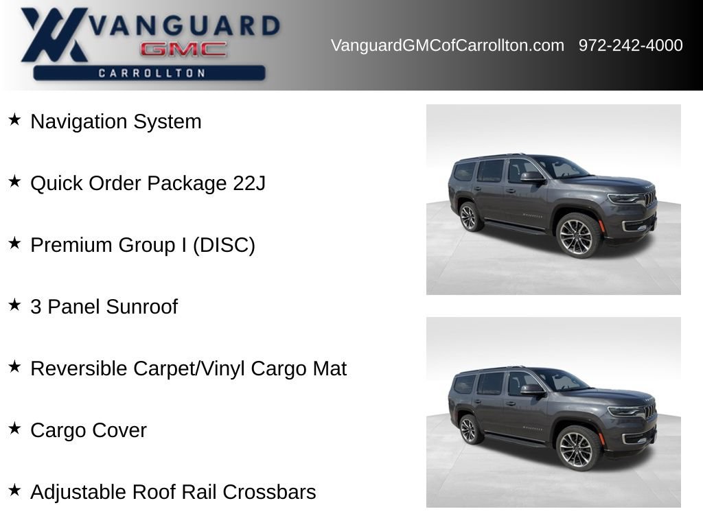 Used 2022 Jeep Wagoneer Series II w/ Premium Group I AWD/4WD image 3