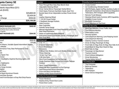 Used 2019 Toyota Camry SE w/ Convenience Package