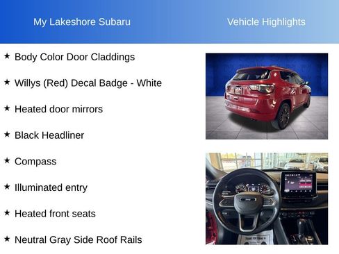 Used 2022 Jeep Compass Limited AWD/4WD image 14