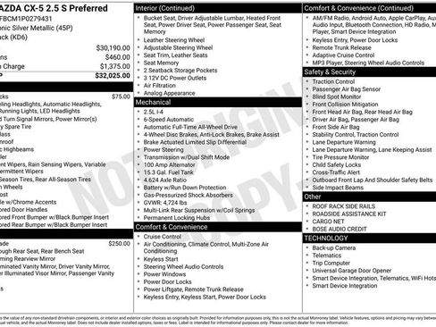 Certified 2023 MAZDA CX-5 AWD 2.5 S w/ Preferred Package image 10