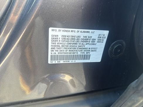 Used 2019 Honda Pilot EX-L image 53