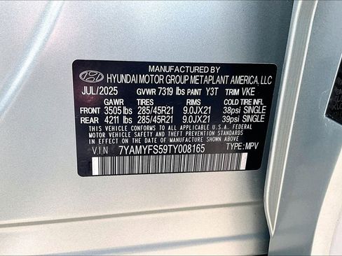 Used 2026 Hyundai Ioniq 9 Calligraphy AWD/4WD image 36