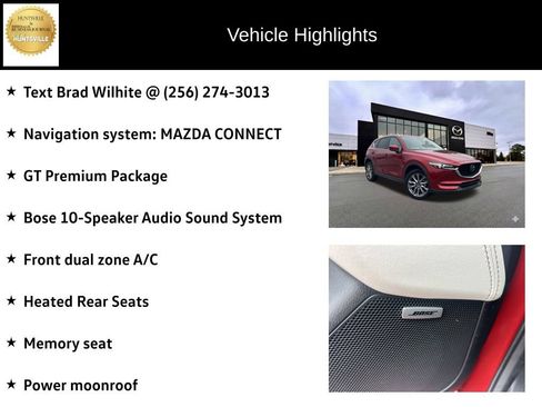 Used 2019 MAZDA CX-5 Grand Touring w/ GT Premium Package FWD image 6