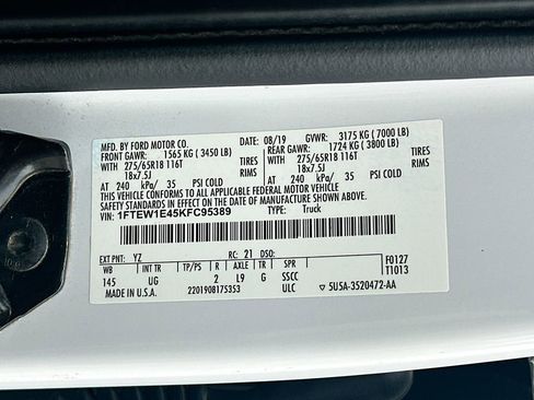 Certified 2019 Ford F150 XLT w/ Equipment Group 302A Luxury AWD/4WD image 27