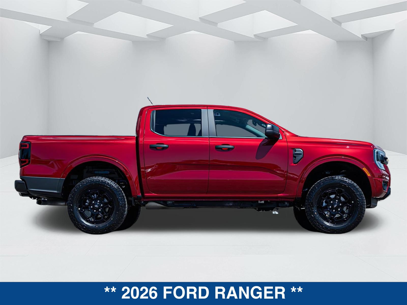New 2026 Ford Ranger XLT w/ Black Appearance Package RWD image 3
