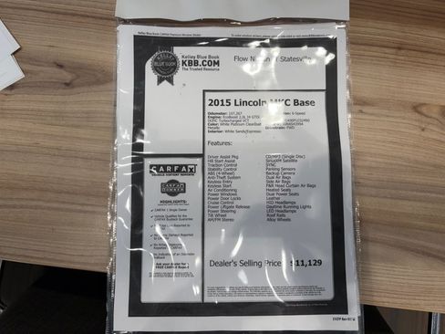 Used 2015 Lincoln MKC FWD w/ Equipment Group 102A Reserve image 37