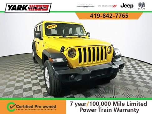Certified 2021 Jeep Wrangler Unlimited Sport image 1
