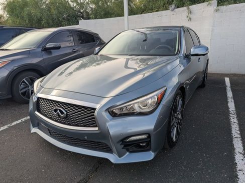 Used 2016 INFINITI Q50 Red Sport 400 image 1