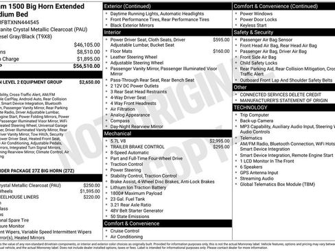 Used 2022 RAM 1500 Big Horn AWD/4WD image 53