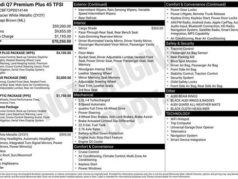 Used 2023 Audi Q7 2.0T Premium Plus w/ Premium Plus Package image 2