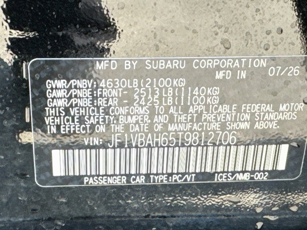 New 2026 Subaru WRX Premium AWD/4WD image 40
