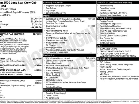 New 2026 RAM 2500 Lone Star AWD/4WD image 28