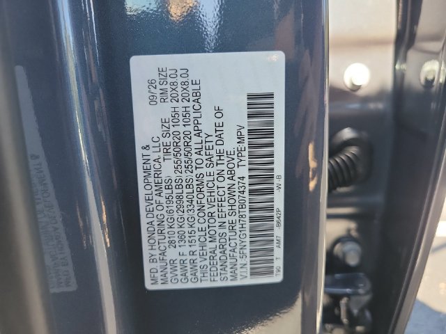 New 2026 Honda Pilot Touring image 42