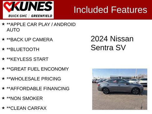 Used 2024 Nissan Sentra SV image 2