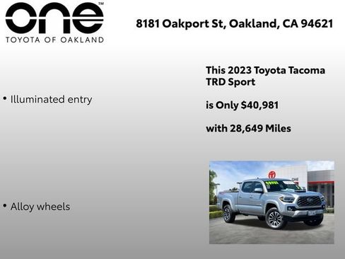 Certified 2023 Toyota Tacoma TRD Sport w/ TRD Premium Sport Package AWD/4WD image 12