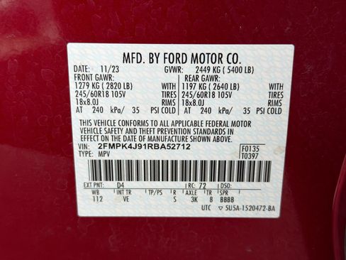 Used 2024 Ford Edge SEL AWD/4WD image 38