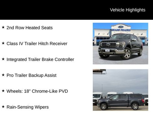 Certified 2022 Ford F150 Lariat w/ Equipment Group 502A High image 9