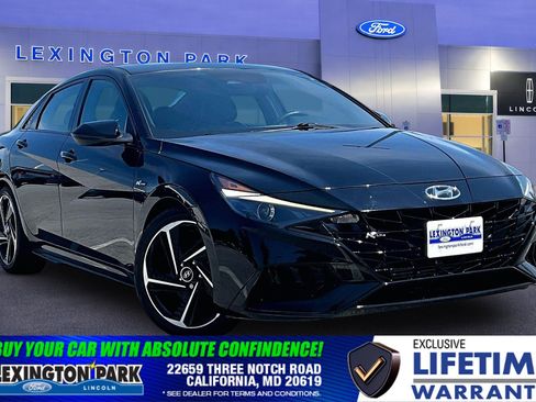 Used 2021 Hyundai Elantra N Line FWD image 1