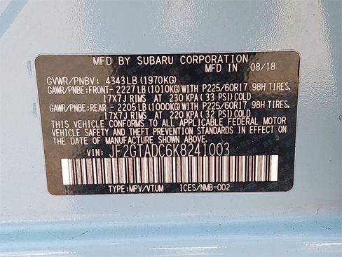 Used 2019 Subaru Crosstrek 2.0i Premium w/ Moonroof Package image 14