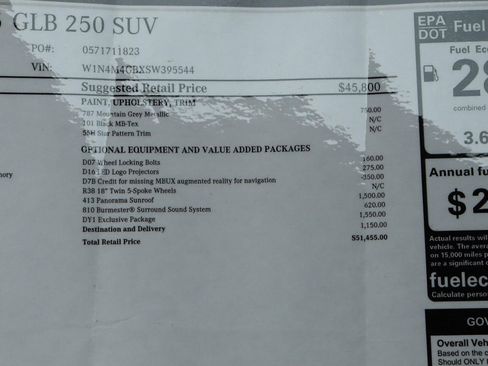 New 2025 Mercedes-Benz GLB 250 image 50