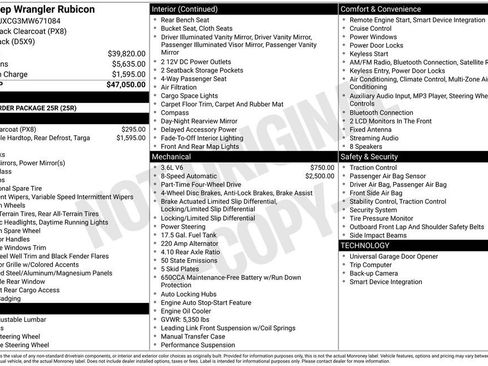 Used 2021 Jeep Wrangler Rubicon image 9