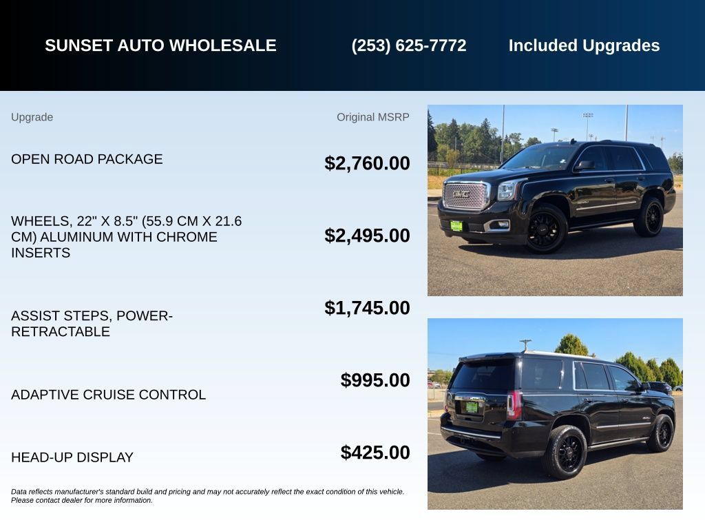 Used 2016 GMC Yukon Denali w/ Open Road Package AWD/4WD image 22