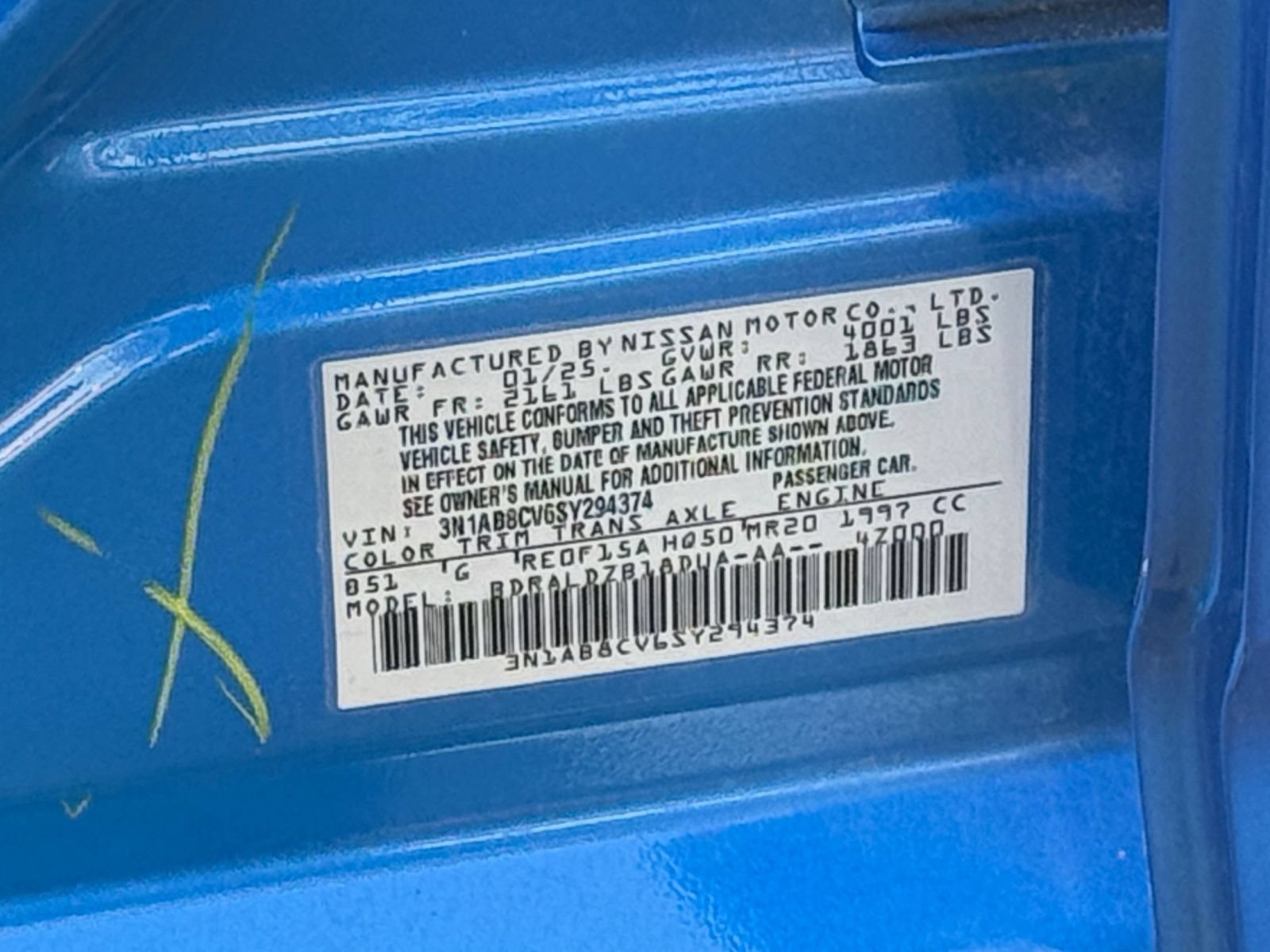 Used 2025 Nissan Sentra SV FWD image 28