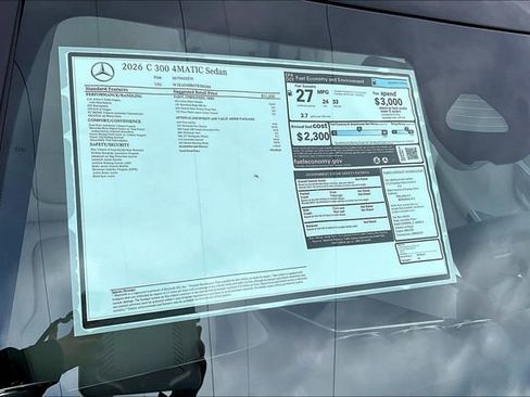 New 2026 Mercedes-Benz C 300 4MATIC Sedan image 17
