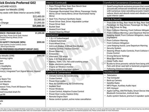 Used 2024 Buick Envista Preferred w/ Convenience I Package FWD image 15
