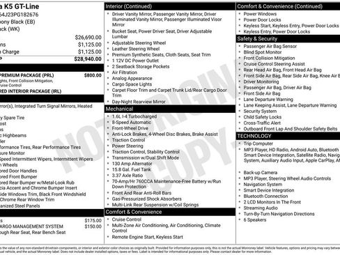 Used 2023 Kia K5 GT-Line w/ GT-Line Premium Package FWD image 33