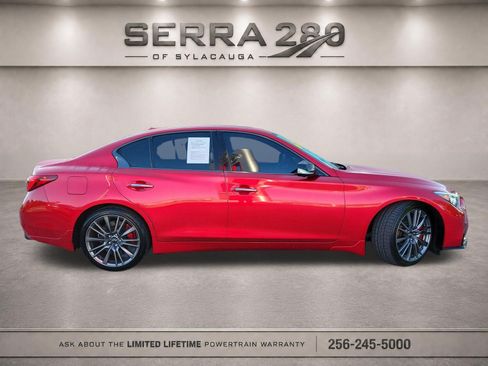 Used 2022 INFINITI Q50 Red Sport 400 w/ Cargo Package RWD image 4