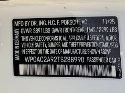 Certified 2026 Porsche 911 GT3 RWD image 23