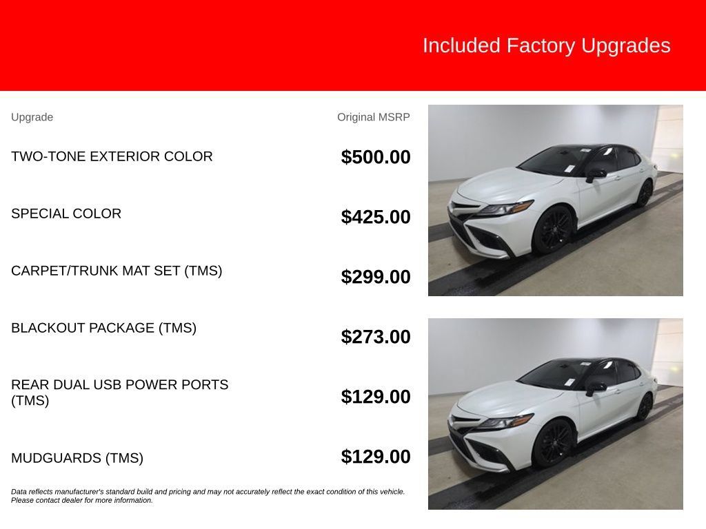 Used 2023 Toyota Camry XSE w/ Blackout Package (TMS) FWD image 2