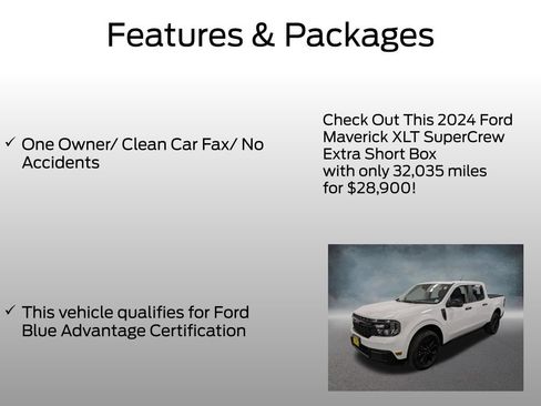 Used 2024 Ford Maverick XLT w/ XLT Luxury Package FWD image 4